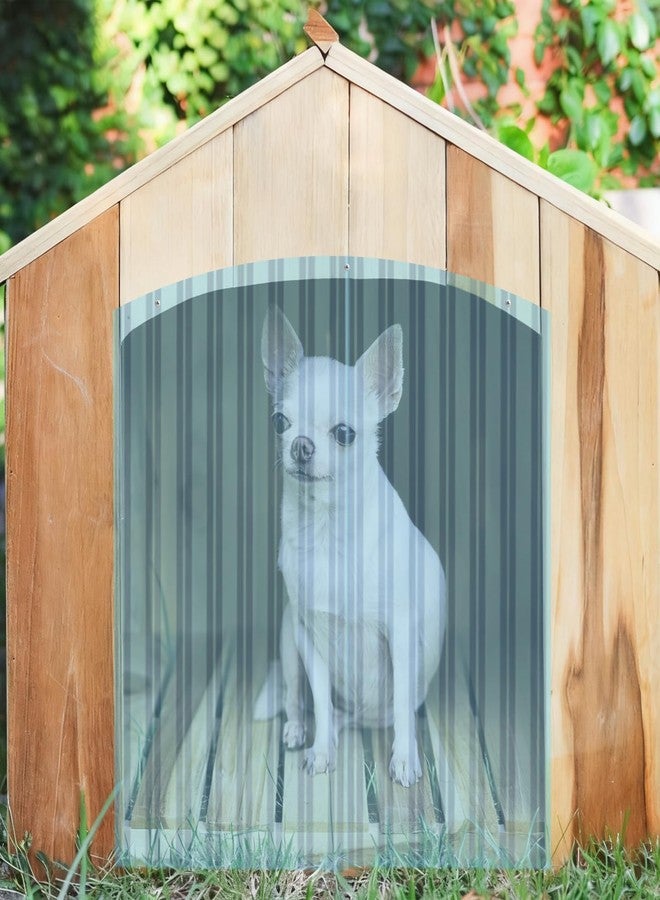Ysglory Dog Door Replacement Flap Plastic Vinyl Door Strips Transparent Doghouse Door Flap Strips for DIY Dog or Cat Door, Easy to Cut & Install (15.7 in x 4.9 ft) - Image 4